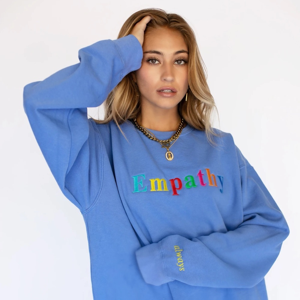 EMPATHY SWEATSHIRT IN BLUE